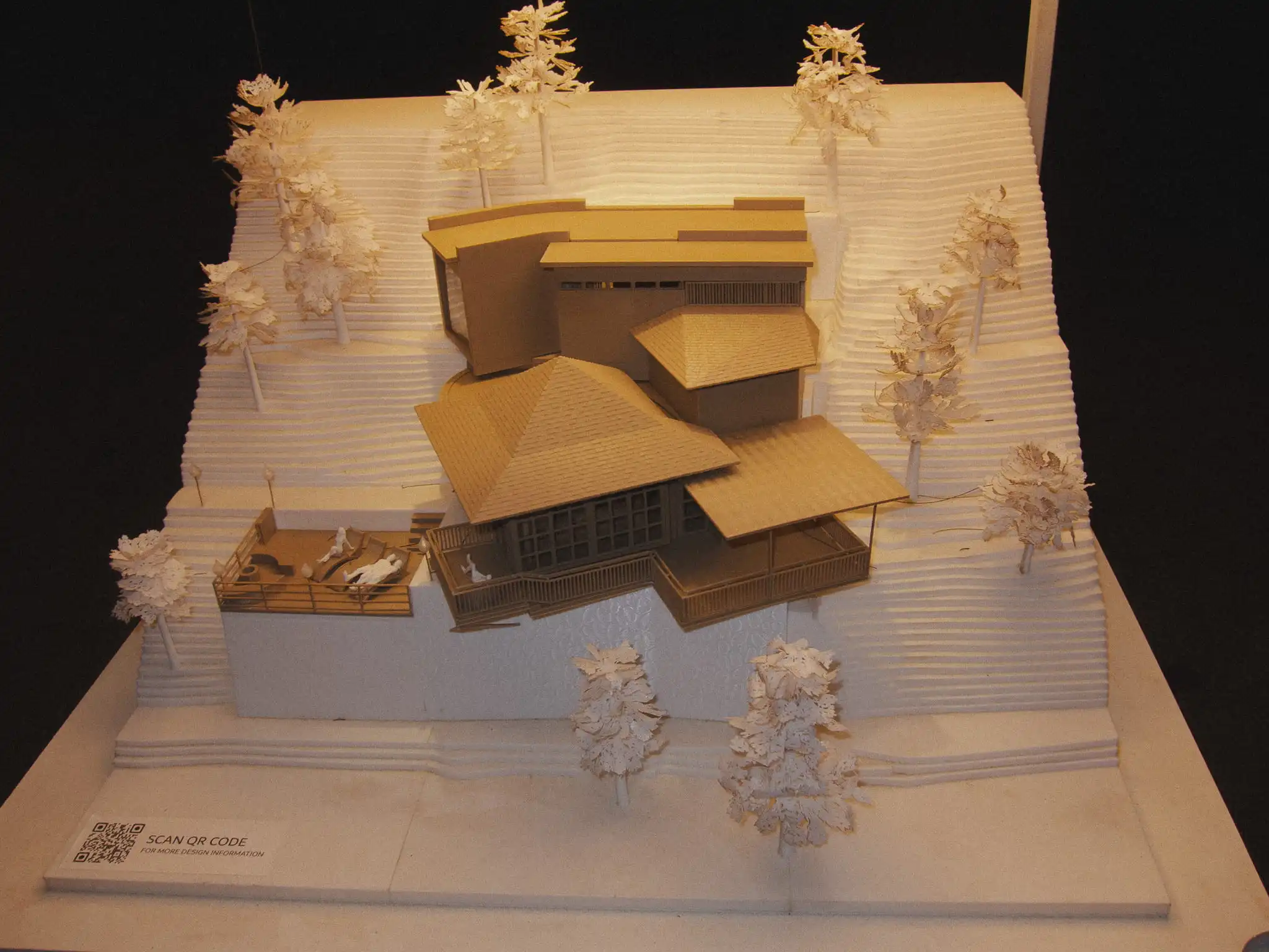 Architectural model displayed at the Architecture in Scale exhibition at Jia Curated 2026