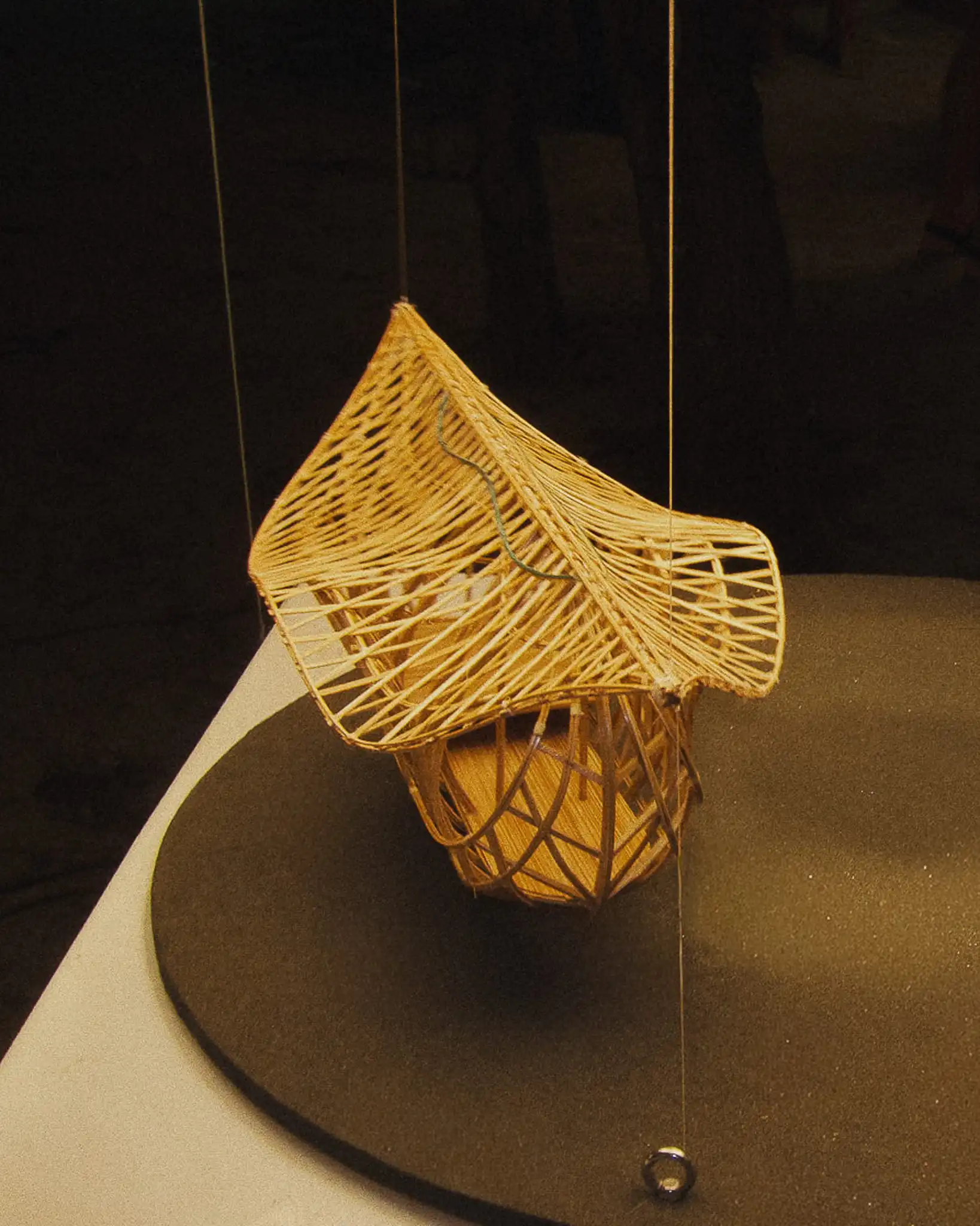 Woven Crystal Canoe by Elora Hardy displayed at Jia Curated’s Architecture in Scale exhibition